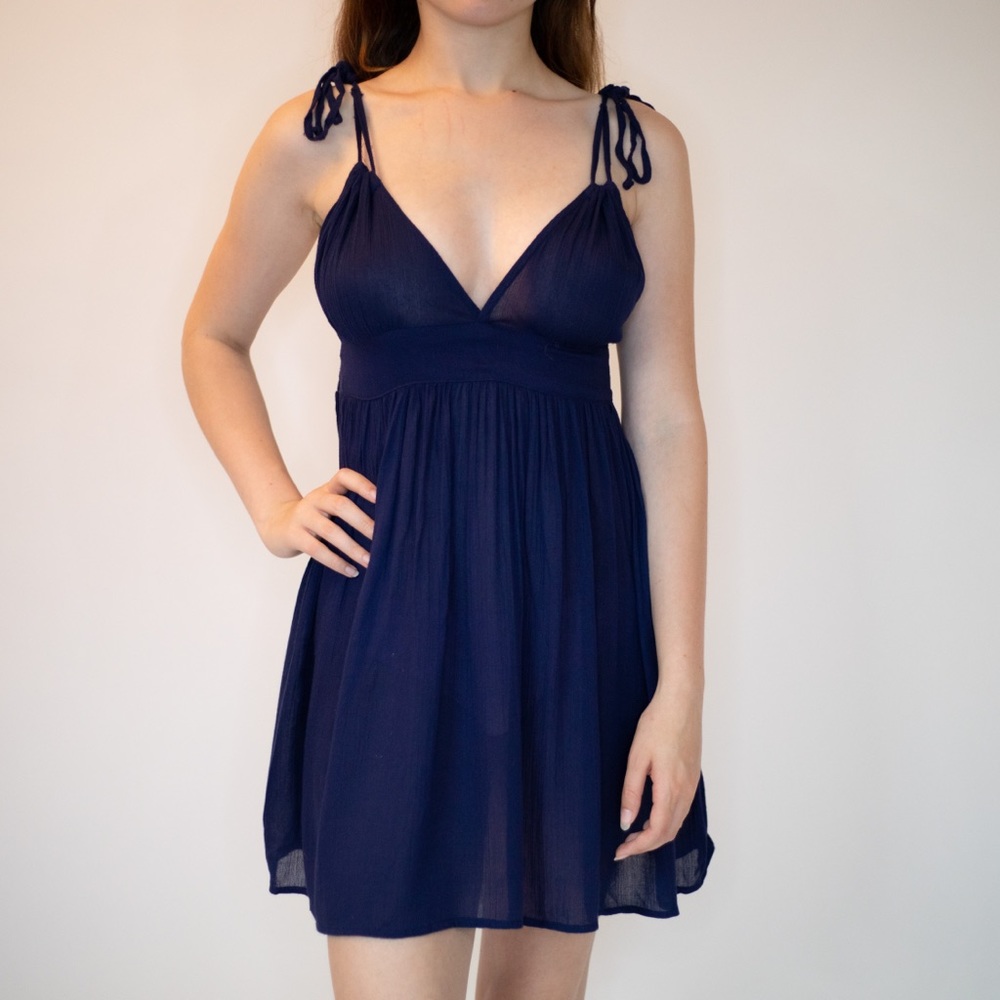 Navy Blue Wet Seal Summer Dress